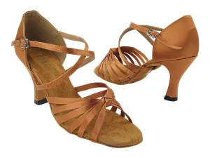 1664X Dark Tan Satin