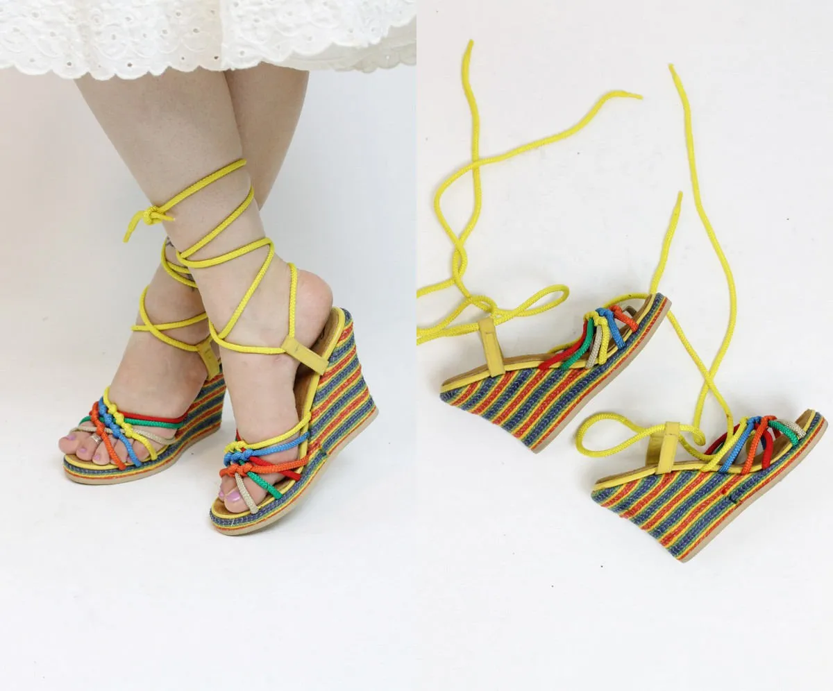1970s deadstock Sbicca GLADIATOR sandals size 5.5  | new spring