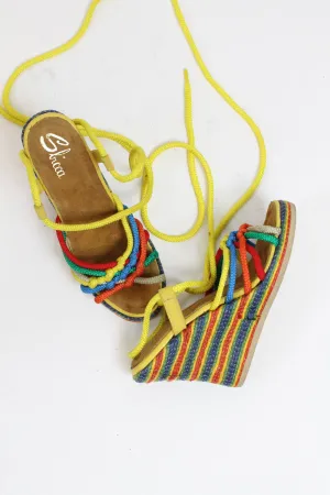 1970s deadstock Sbicca GLADIATOR sandals size 5.5  | new spring