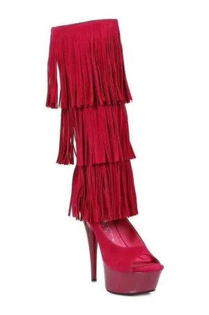 609-HOPI Platform Boot  | Fuchsia Velvet