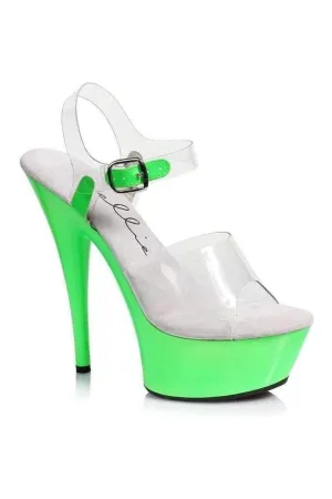 609-ROXY Platform Sandal  | Clear Vinyl
