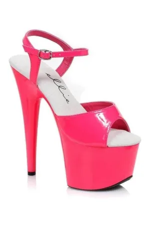 709-SOLARIS Platform Sandal  | Fuchsia Patent