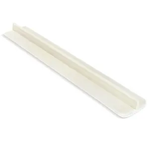 9 Inch Wide Bed Bridge Twin to King Converter Kit with Strap - Color: White - Si