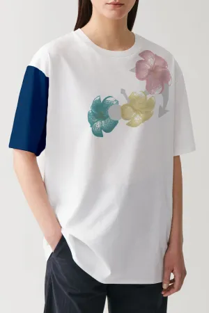 Aanc-Er White And Blue Top