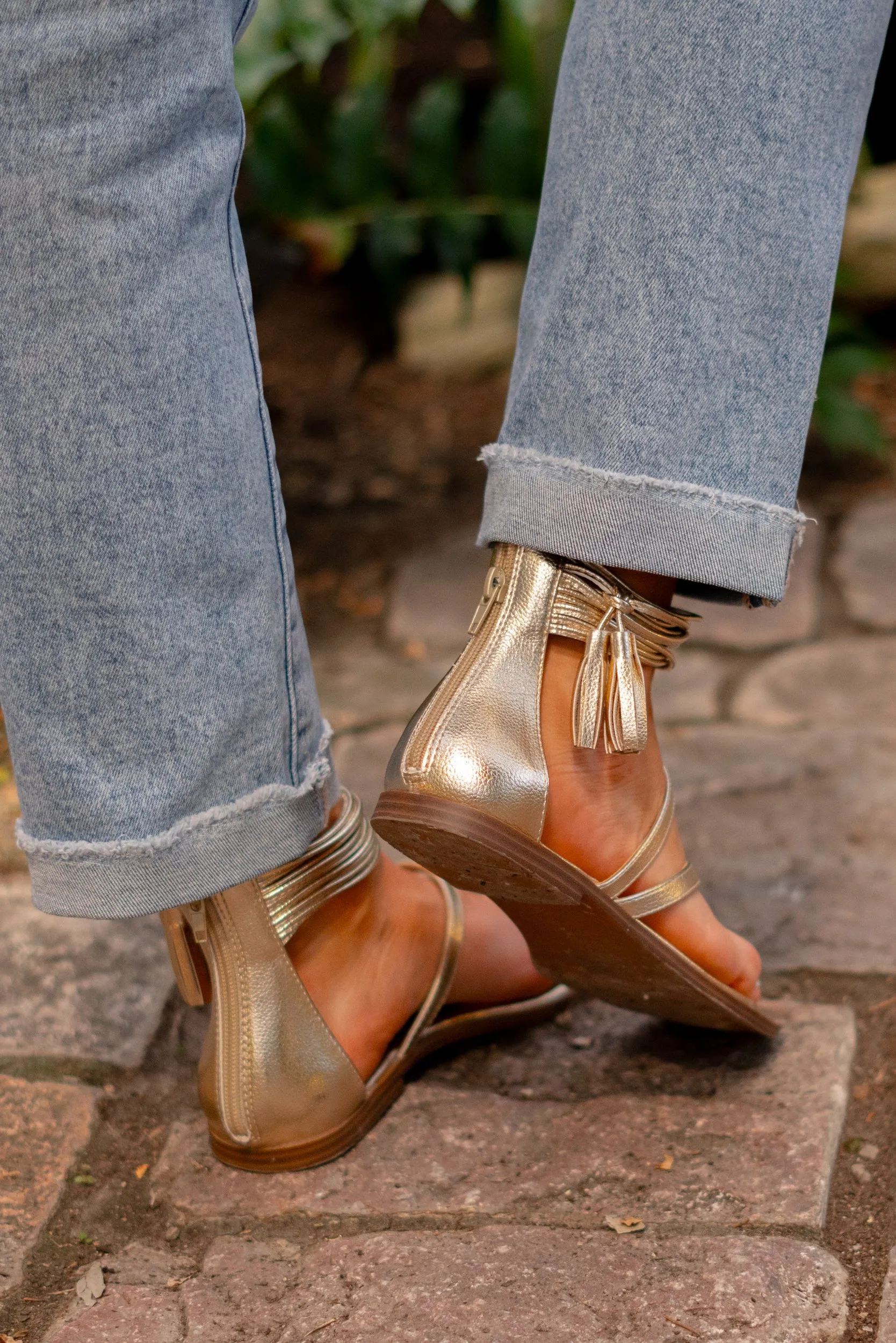 Abril Strappy Ankle Wrap Sandal