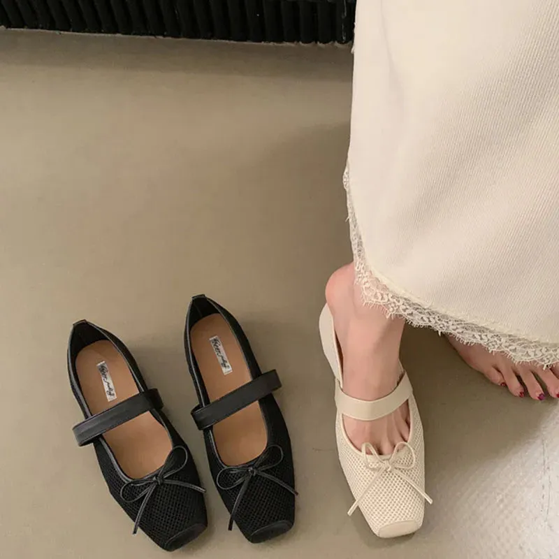 ADVBRIDGE  -  Spring New Brand Women Flat Shoes Fashion Round Toe Ladies Mary Jane Shoes Soft Flat Heel Outdoor Dress Boat Shoe New Woman