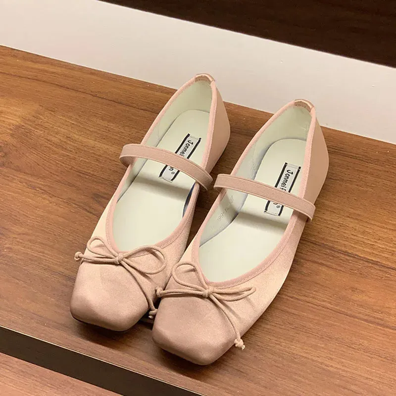 ADVBRIDGE  -  Spring New Candy Color Women Flat Shoes Fashion Round Toe Ladies Elegant Mary Jane Shoes Soft Ballerina Shoes New Woman