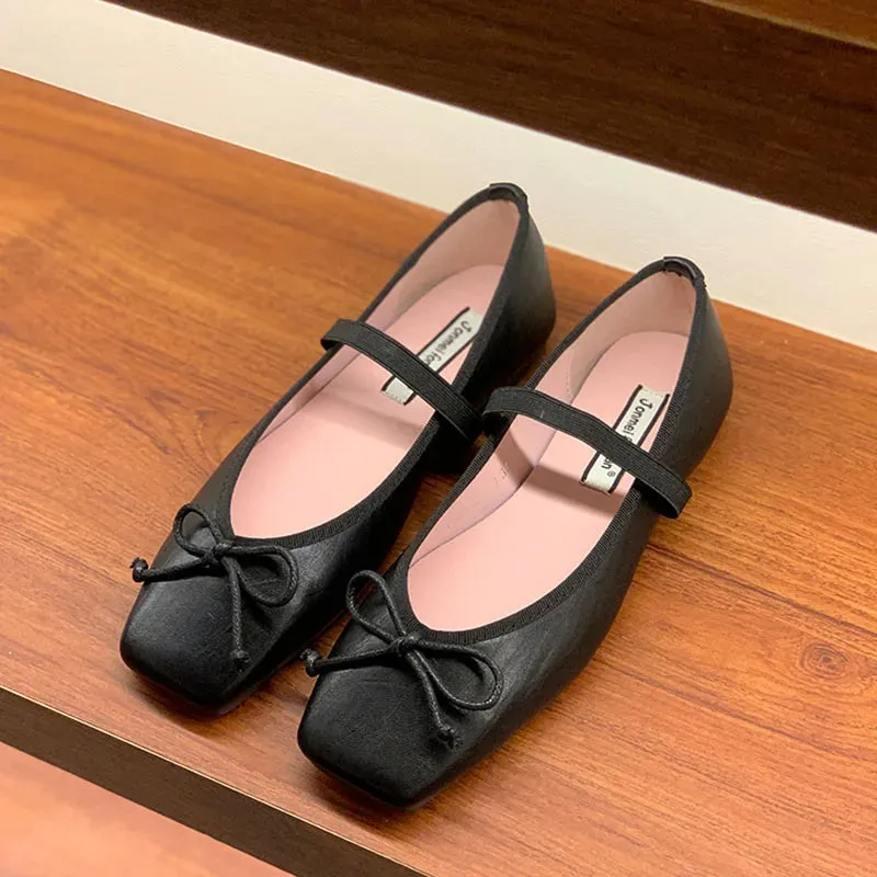 ADVBRIDGE  -  Spring New Candy Color Women Flat Shoes Fashion Round Toe Ladies Elegant Mary Jane Shoes Soft Ballerina Shoes New Woman