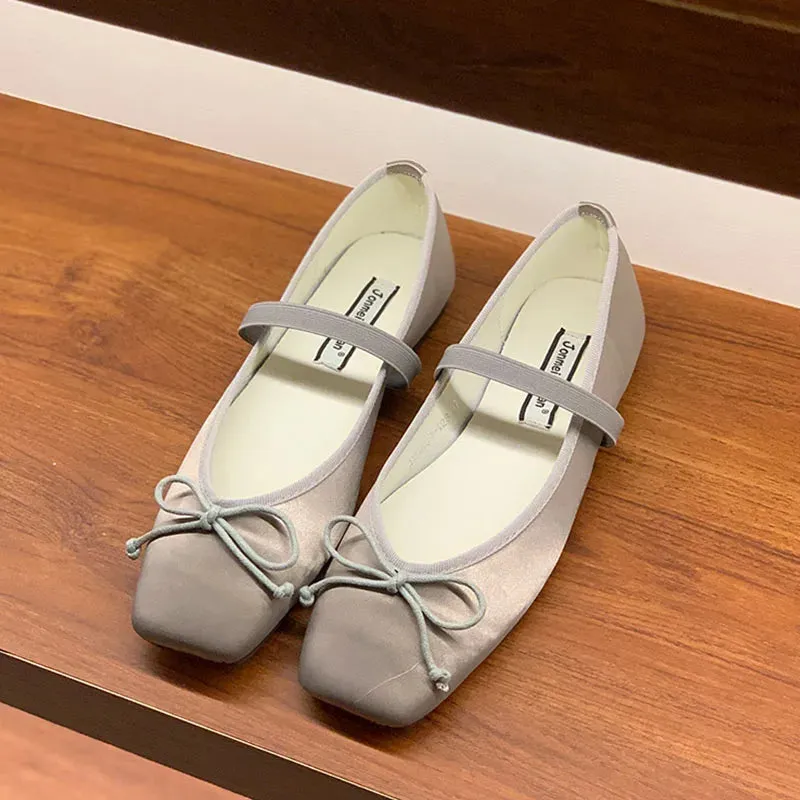 ADVBRIDGE  -  Spring New Candy Color Women Flat Shoes Fashion Round Toe Ladies Elegant Mary Jane Shoes Soft Ballerina Shoes New Woman