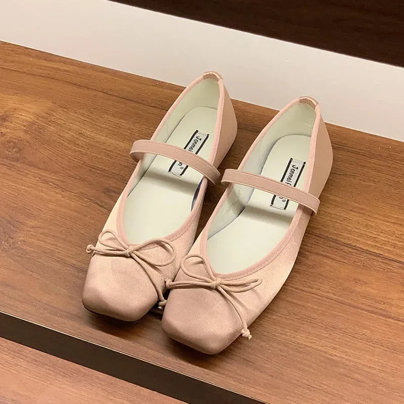 ADVBRIDGE  -  Spring New Candy Color Women Flat Shoes Fashion Round Toe Ladies Elegant Mary Jane Shoes Soft Ballerina Shoes New Woman