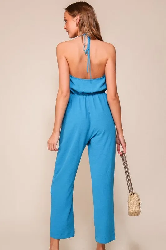 Airflow Halterneck Jumpsuit