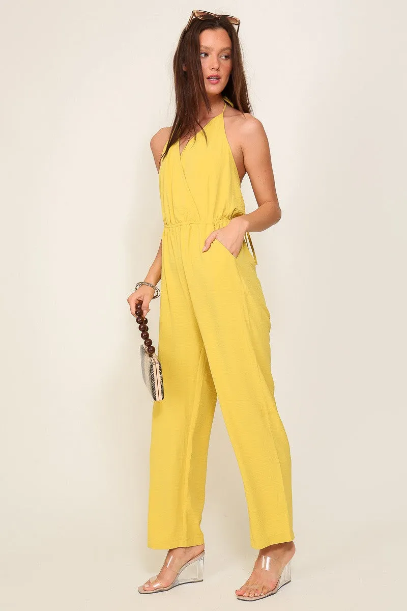 Airflow Halterneck Jumpsuit