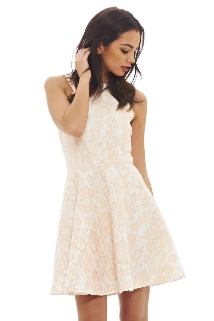 All Over  Lace Skater Dress