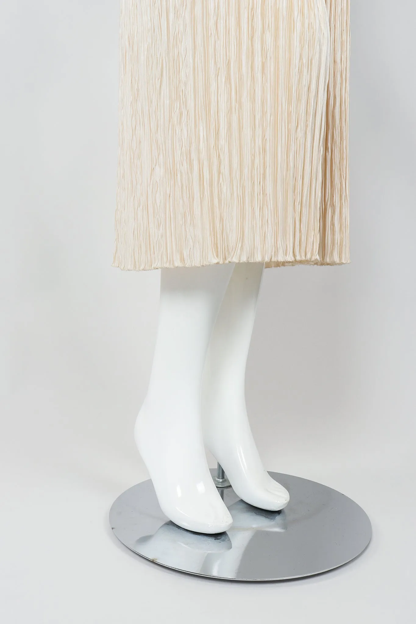 Asymmetrical Draped Collar Dress