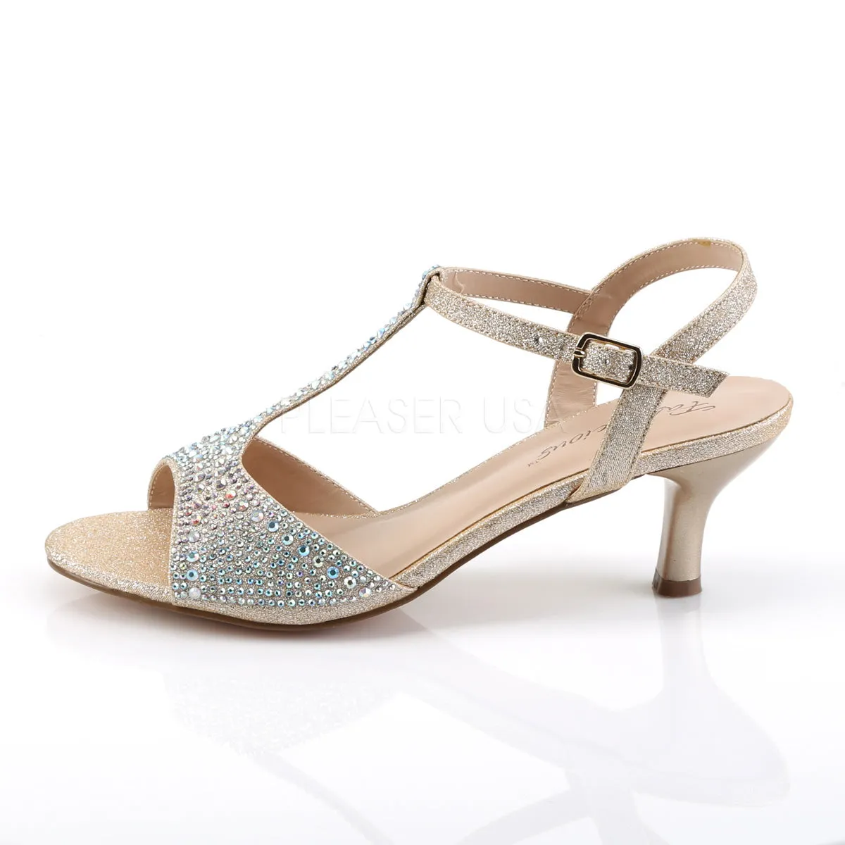 AUDREY-05  Nude Shimmering Fabric