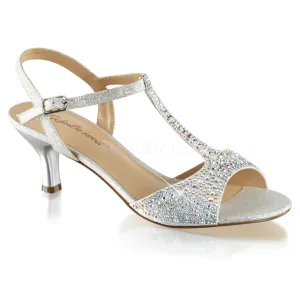 AUDREY-05  Silver Shimmering Fabric