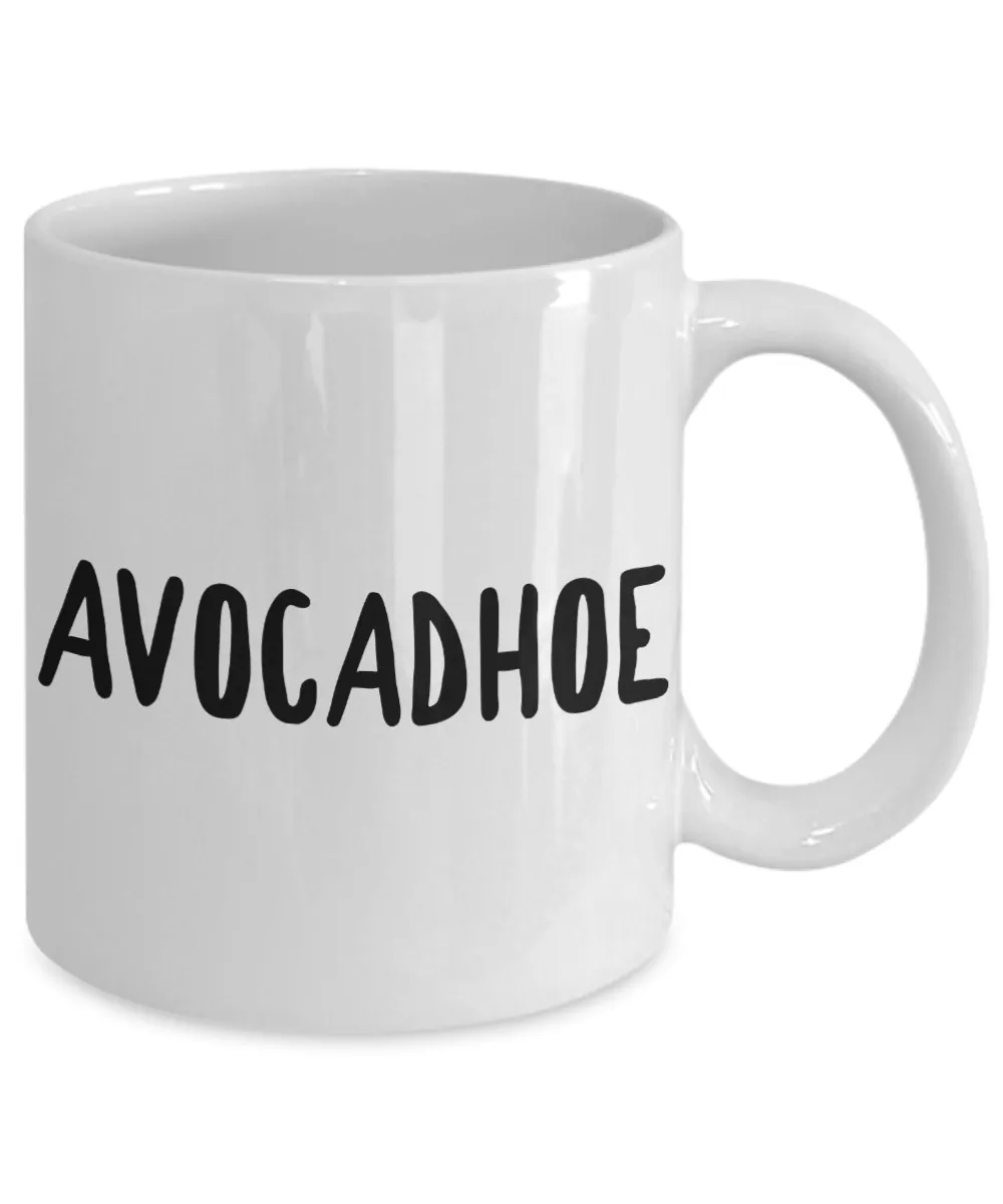 Avocadhoe Funny Avocado Mug Ceramic Coffee Cup for Avacado Lovers
