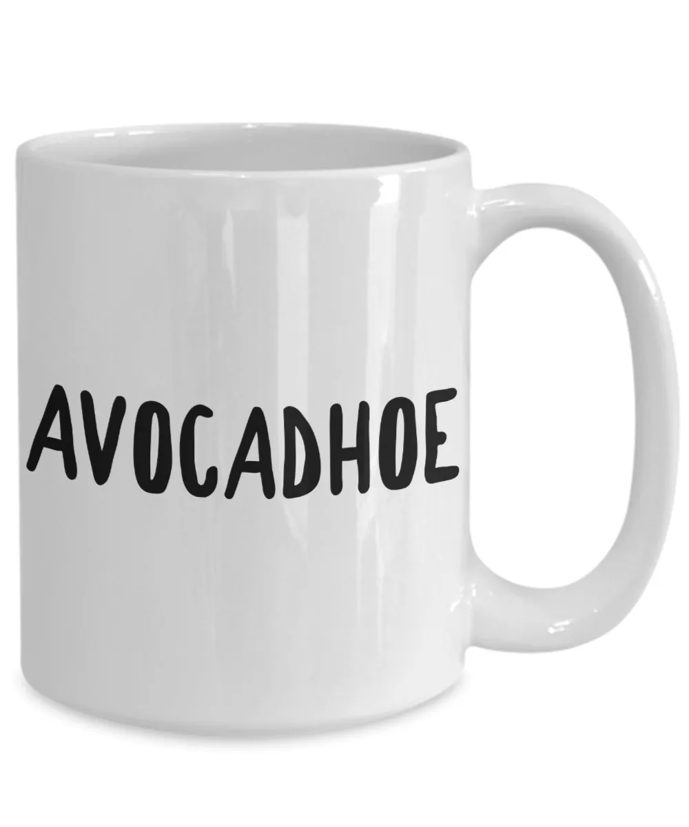 Avocadhoe Funny Avocado Mug Ceramic Coffee Cup for Avacado Lovers