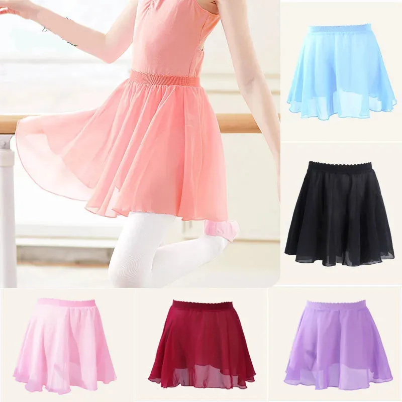 Ballet Chiffon Wrap Skirts for Girls and Toddlers