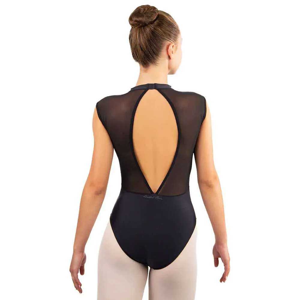 Ballet Rosa Mirielle Lace Front High Neck Leotard - Women's