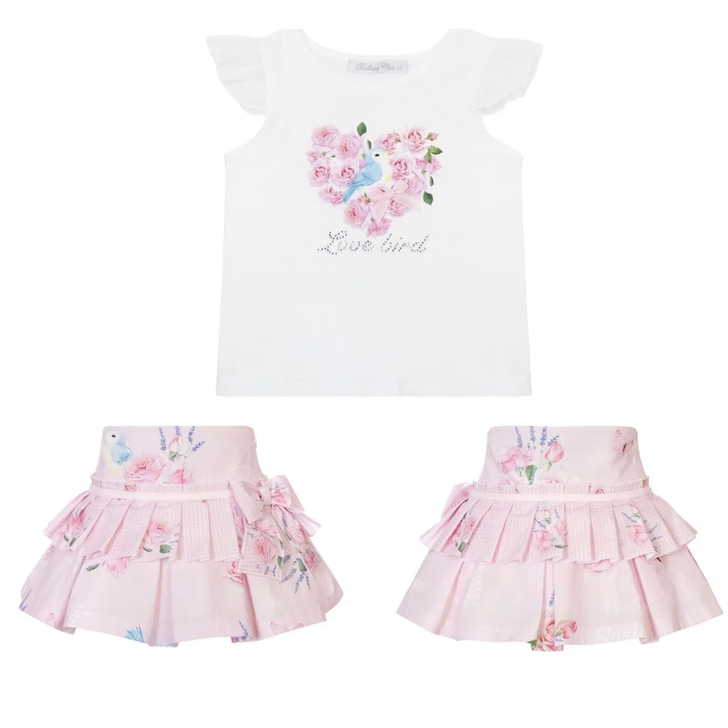 BALLOON CHIC - Happy Day Skirt Set - Pink