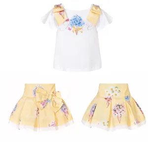BALLOON CHIC - Ice Cream Skirt Set - Yellow