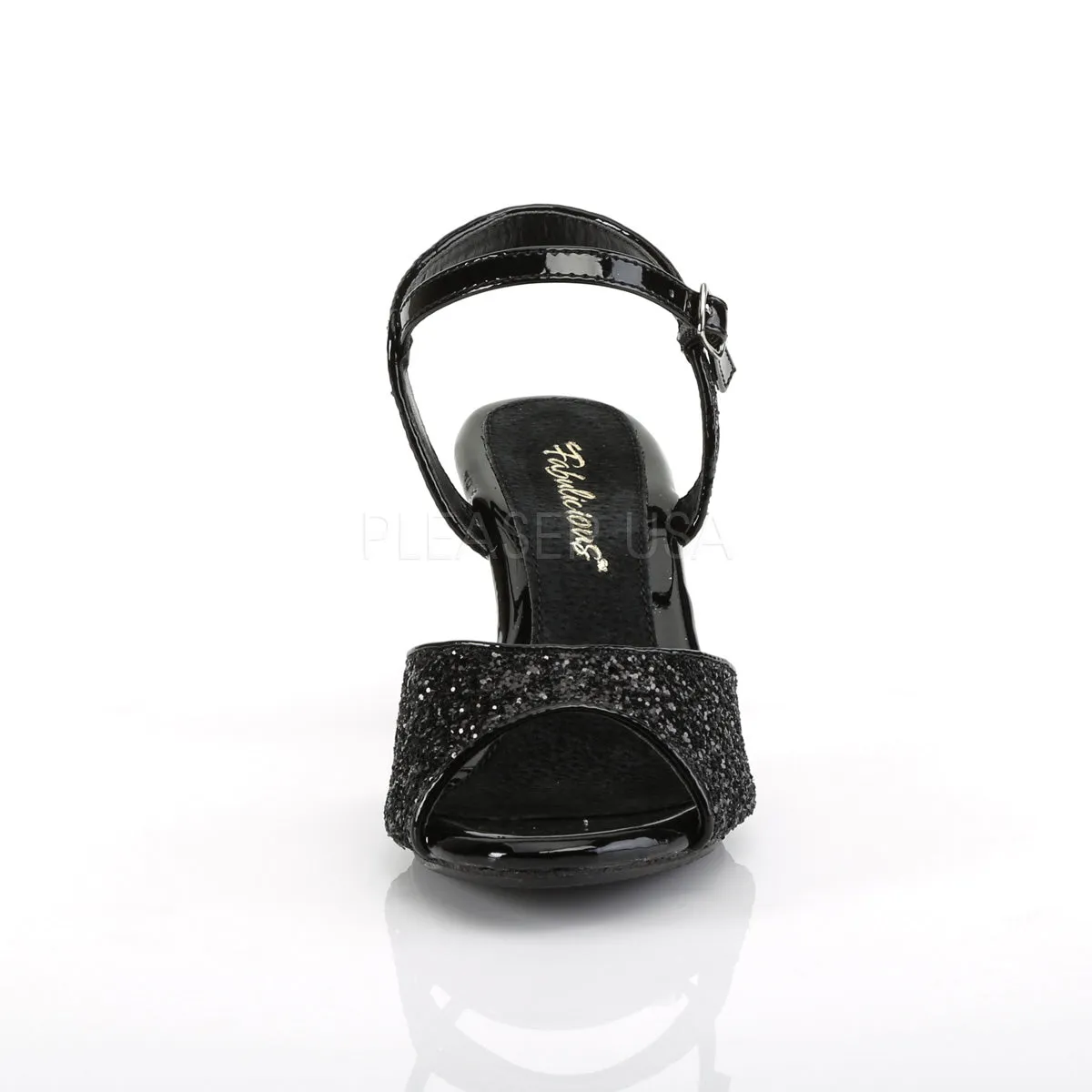 BELLE-309G  Black Glitter/Black Glitter