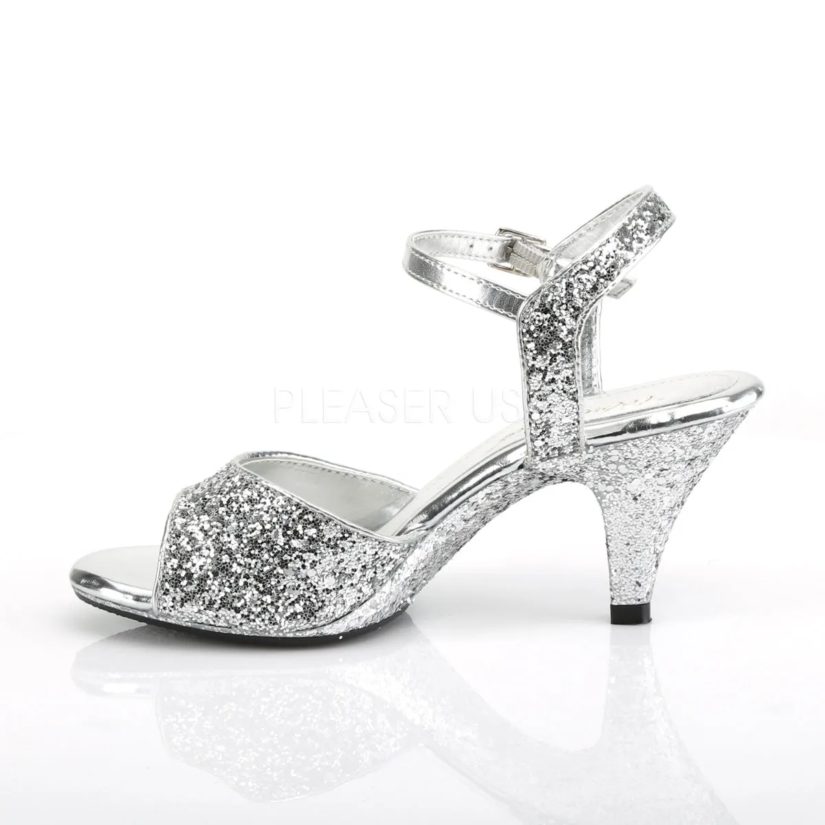 BELLE-309G  Silver Glitter/Silver Glitter