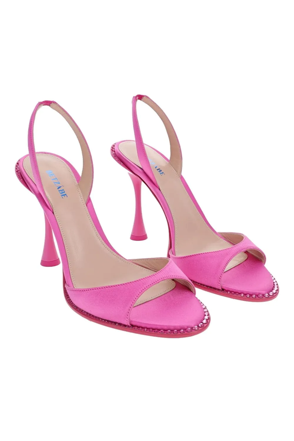 Betzábe Fuchsia Crystal Slingback Heel