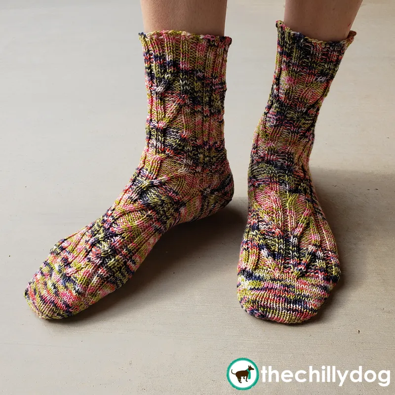 Birch Grove Socks: Knitting Pattern PDF