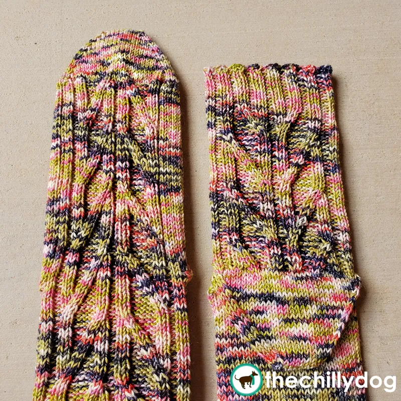 Birch Grove Socks: Knitting Pattern PDF