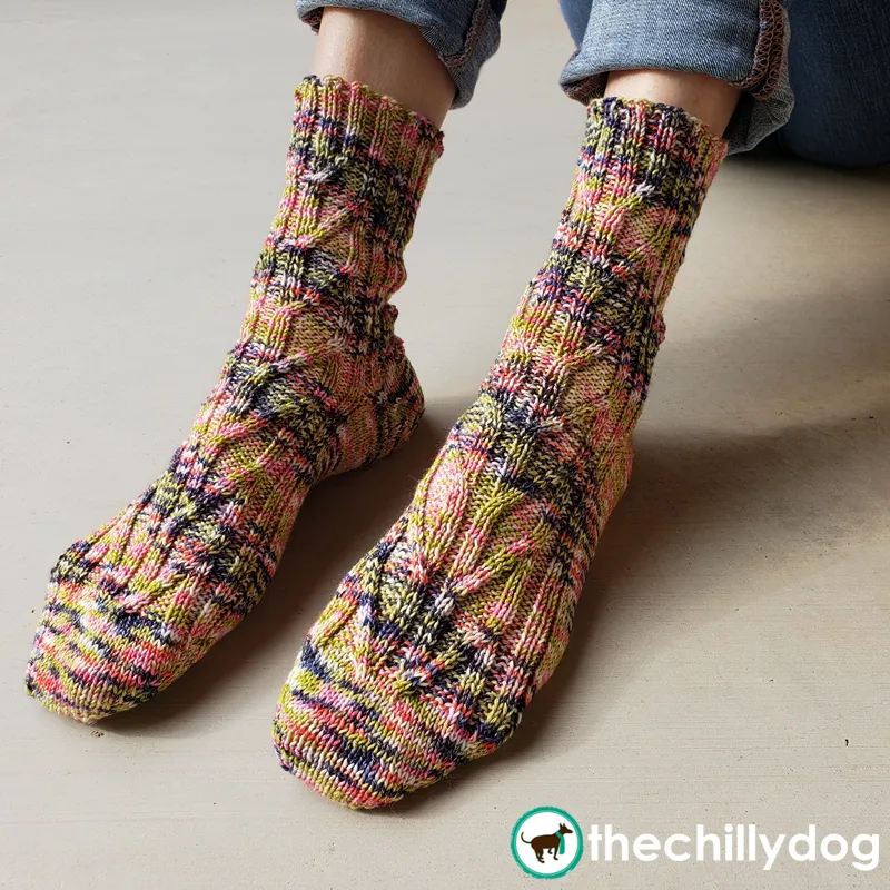 Birch Grove Socks: Knitting Pattern PDF
