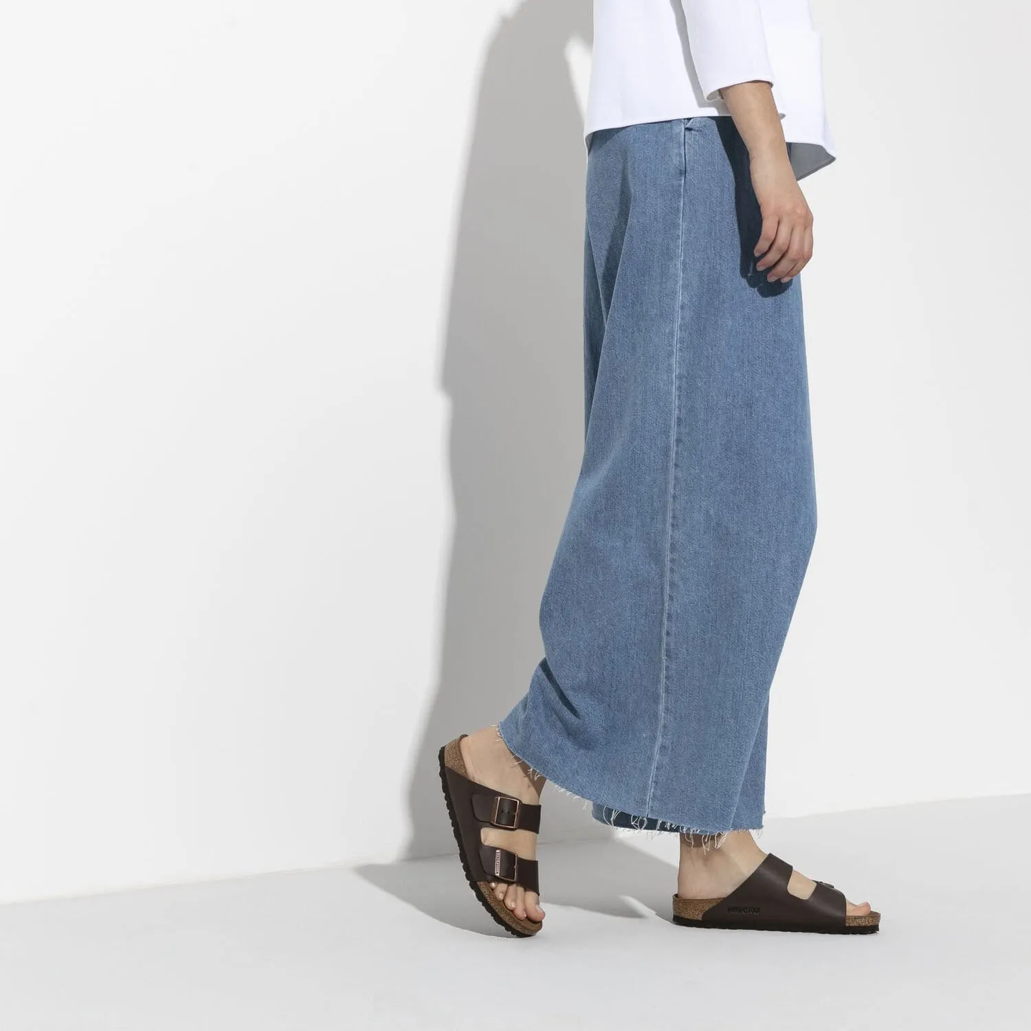 Birkenstock Arizona Dark Brown Birko-Flor Sandal - Regular