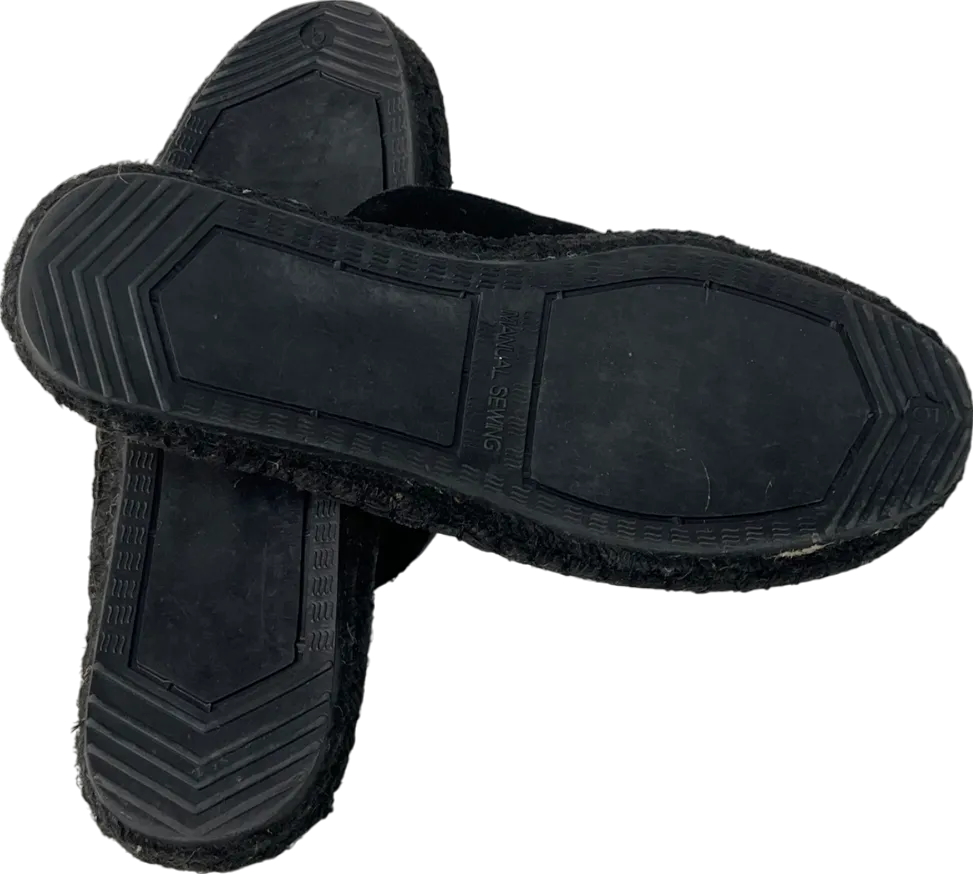 Black Suede Backless Loafer UK 5 EU 38 👠