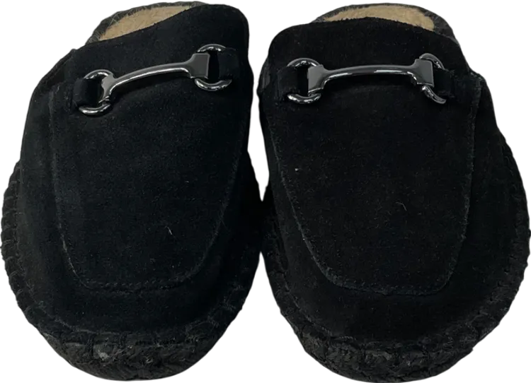 Black Suede Backless Loafer UK 5 EU 38 👠