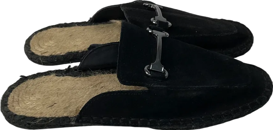 Black Suede Backless Loafer UK 5 EU 38 👠