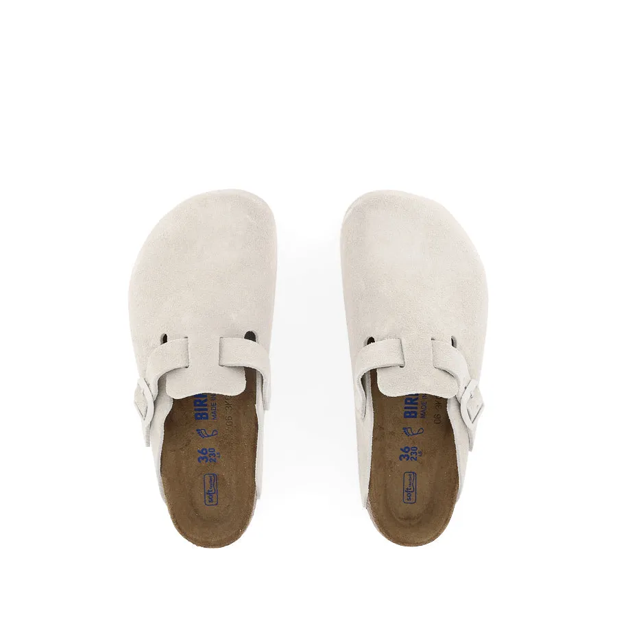 BOSTON SUEDE SFB - ANTIQUE WHITE SUEDE