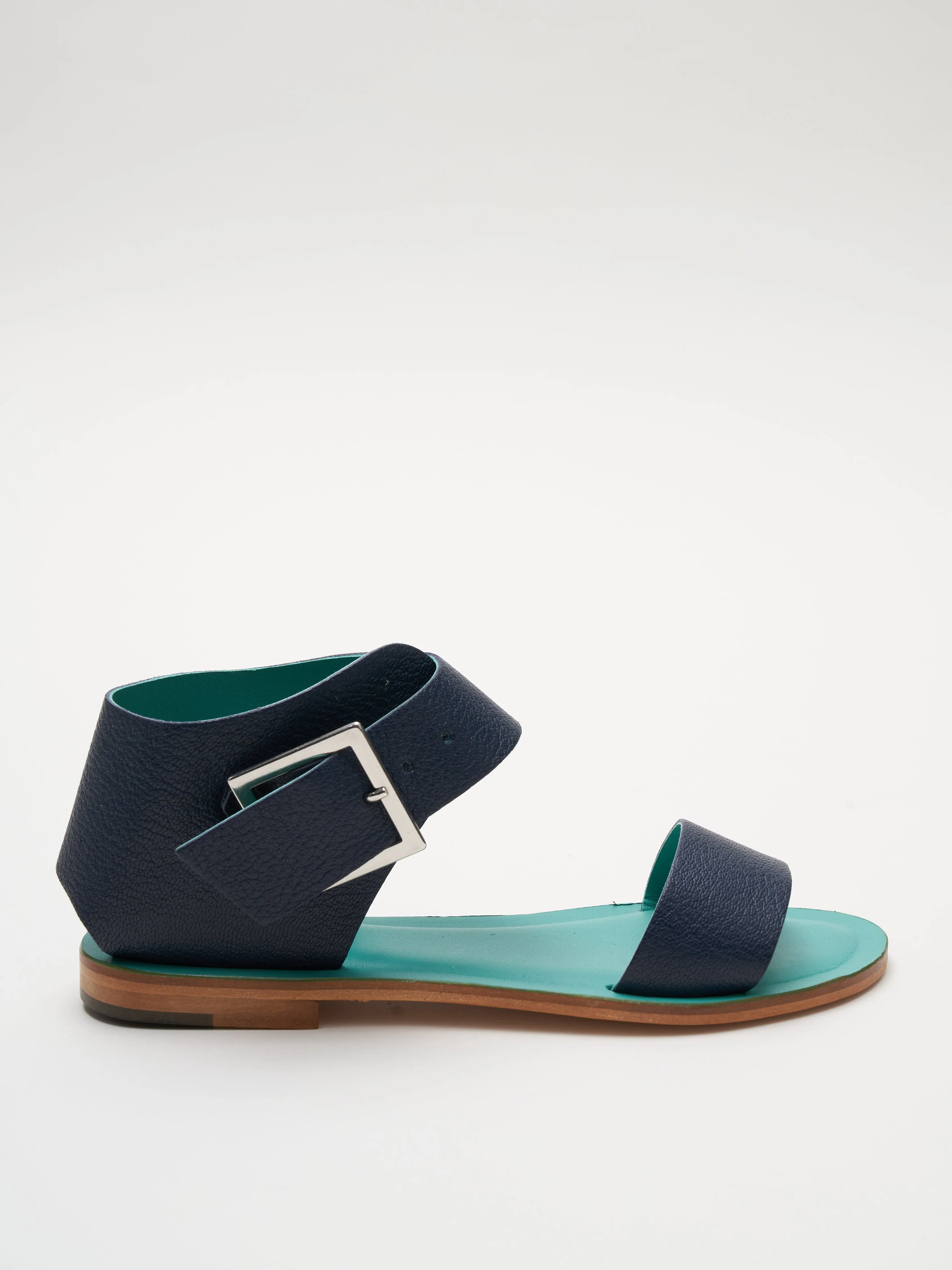 buckle sandal - buffalo blue/aqua
