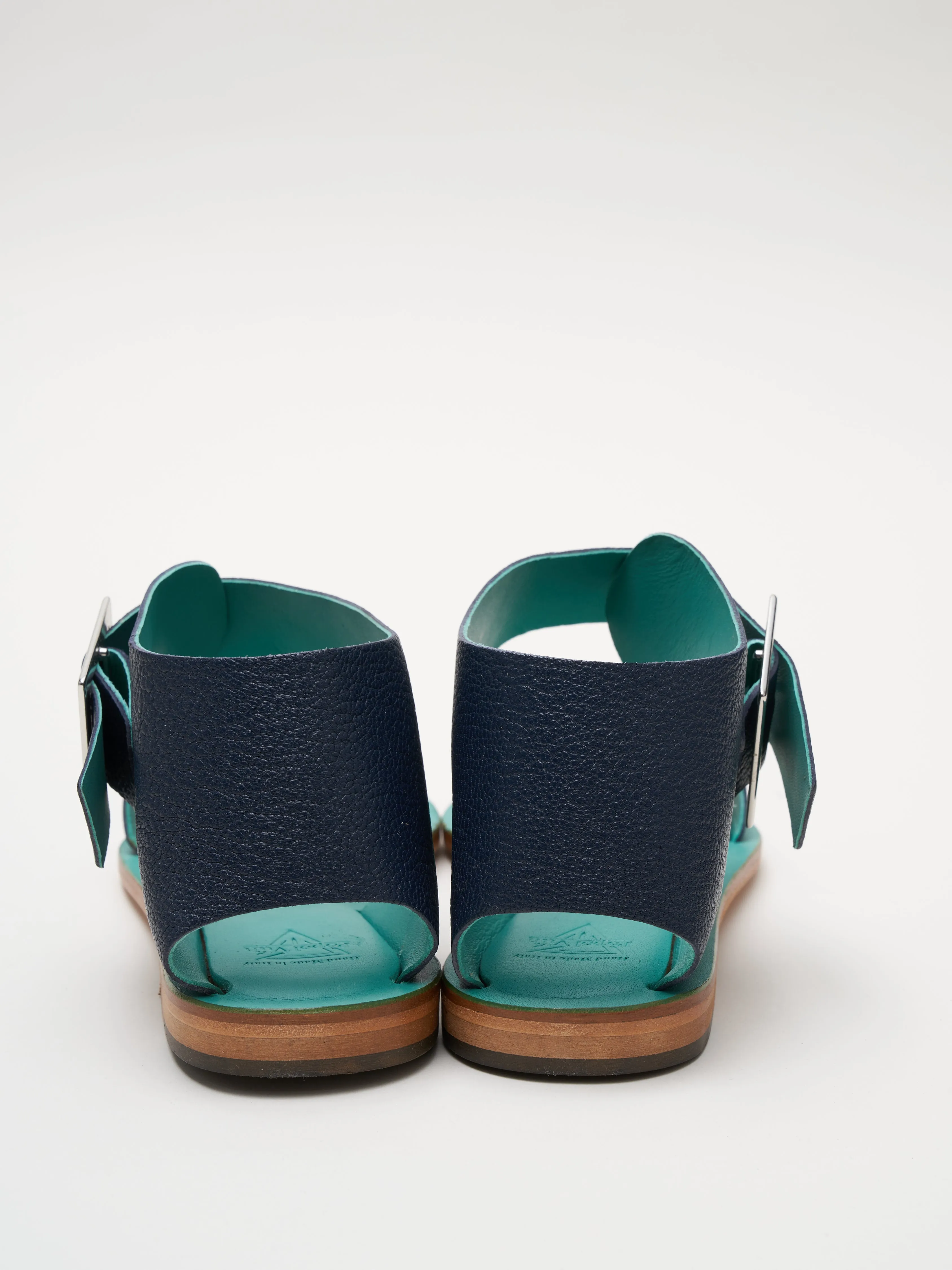 buckle sandal - buffalo blue/aqua