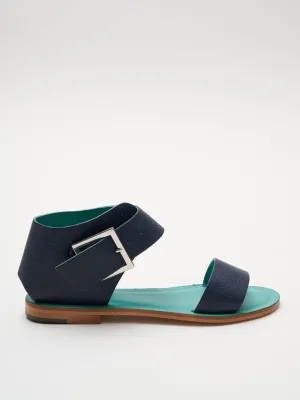 buckle sandal - buffalo blue/aqua