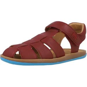 Camper Kids Bicho Burgundy Leather Sandals