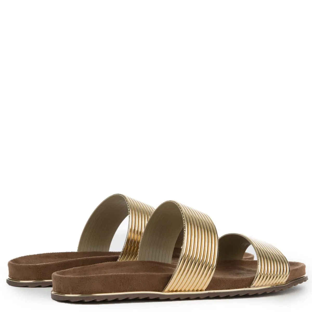 Cape Robbin Alisa-1 Gold Sandals Gold