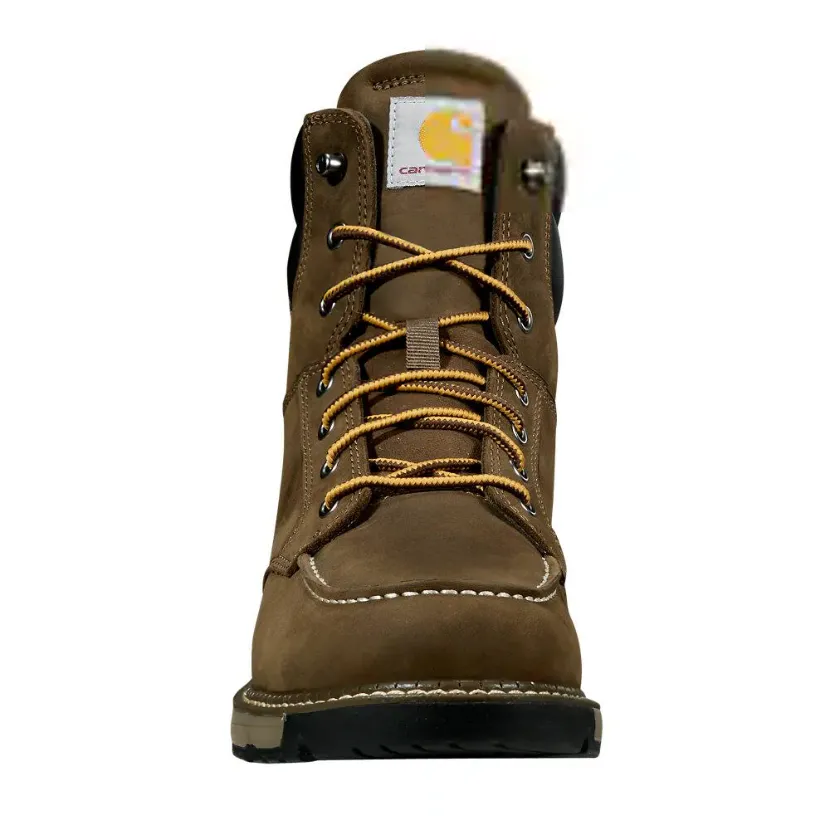 Carhartt Men's Millbrook 6" Nano Toe WP Wedge Work Boot -Brown- FM6423-M
