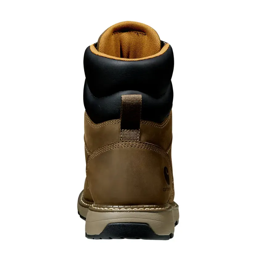 Carhartt Men's Millbrook 6" Nano Toe WP Wedge Work Boot -Brown- FM6423-M