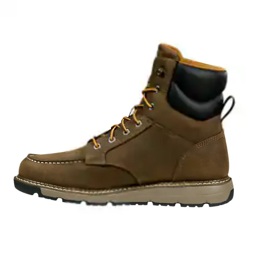Carhartt Men's Millbrook 6" Nano Toe WP Wedge Work Boot -Brown- FM6423-M