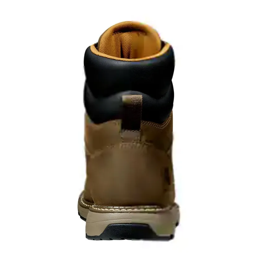 Carhartt Men's Millbrook 6" Soft Toe WP Wedge Work Boot -Brown- FM6123-M