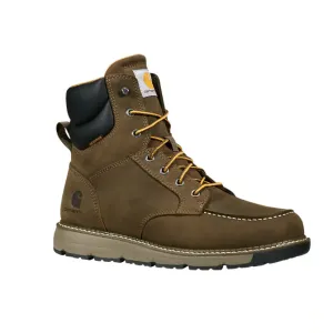 Carhartt Men's Millbrook 6" Soft Toe WP Wedge Work Boot -Brown- FM6123-M