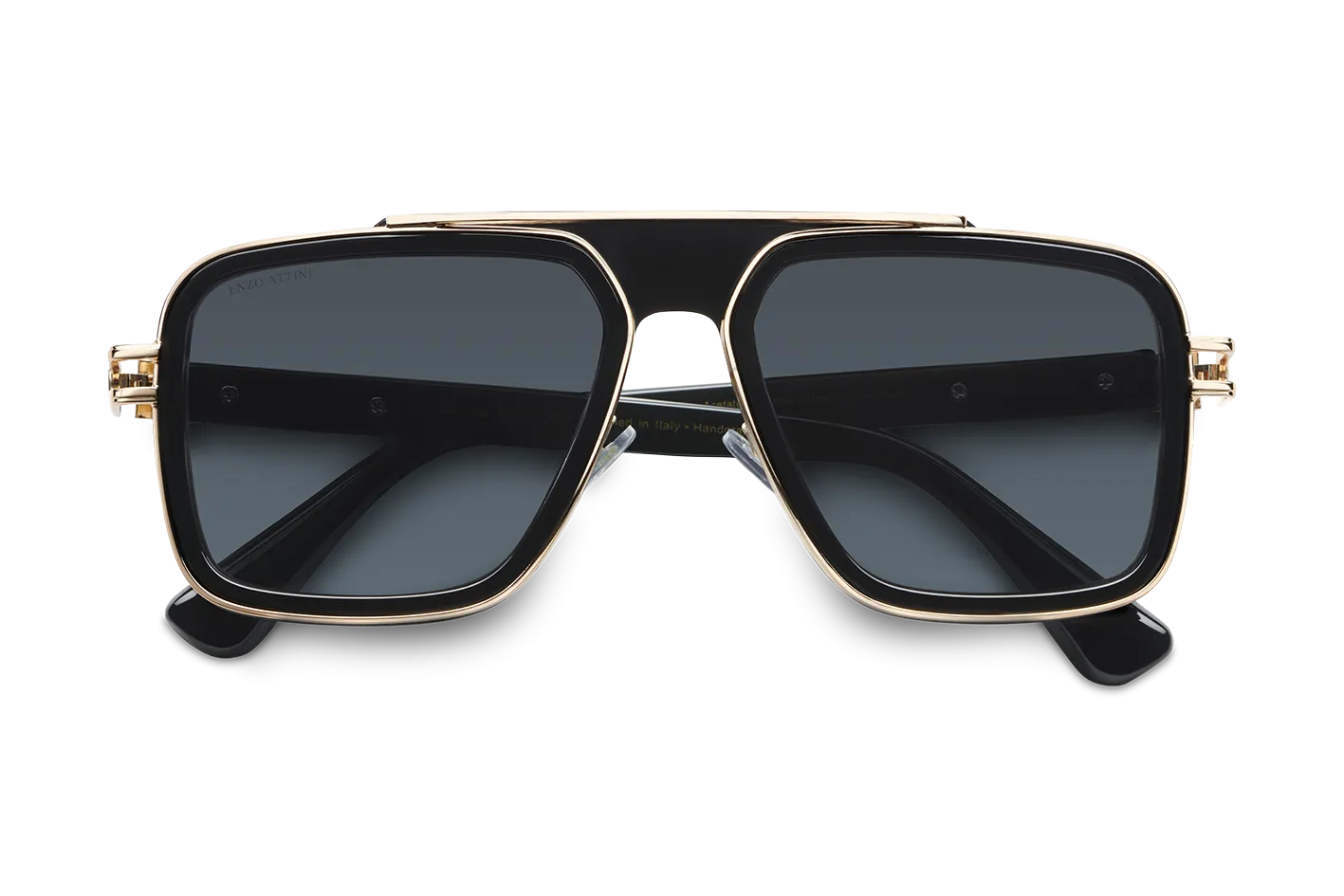 Castel del Monte / Black & Gold Color   Dark Black Gradient Lens