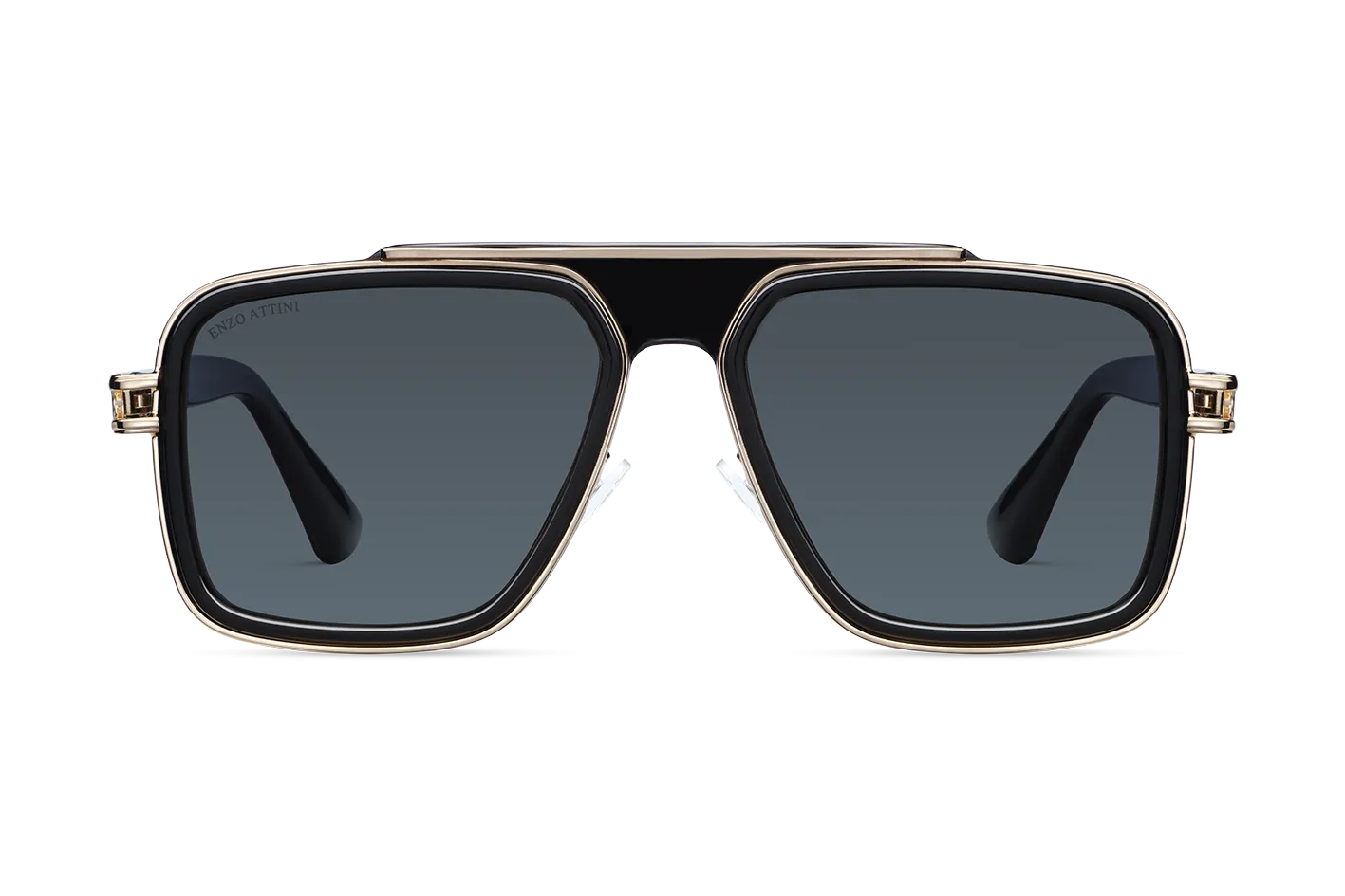 Castel del Monte / Black & Gold Color   Dark Black Gradient Lens
