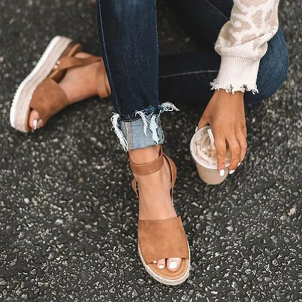 Casual Shoes Breathable Sandals Summer Ankle Strap Sandals 35-43